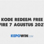 Kode Redeem Free Fire 7 Agustus 2021