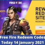 Kode Redeem Free Fire 2021 14 Januari