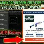 Kode Free Fire Shotgun