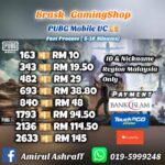 Top Up Pubg Mobile Maxis