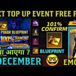 Free Fire Upcoming Topup Event 2021 December