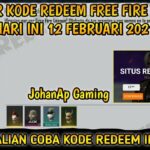 Kode Redeem Free Fire Terbaru 12 Februari 2021
